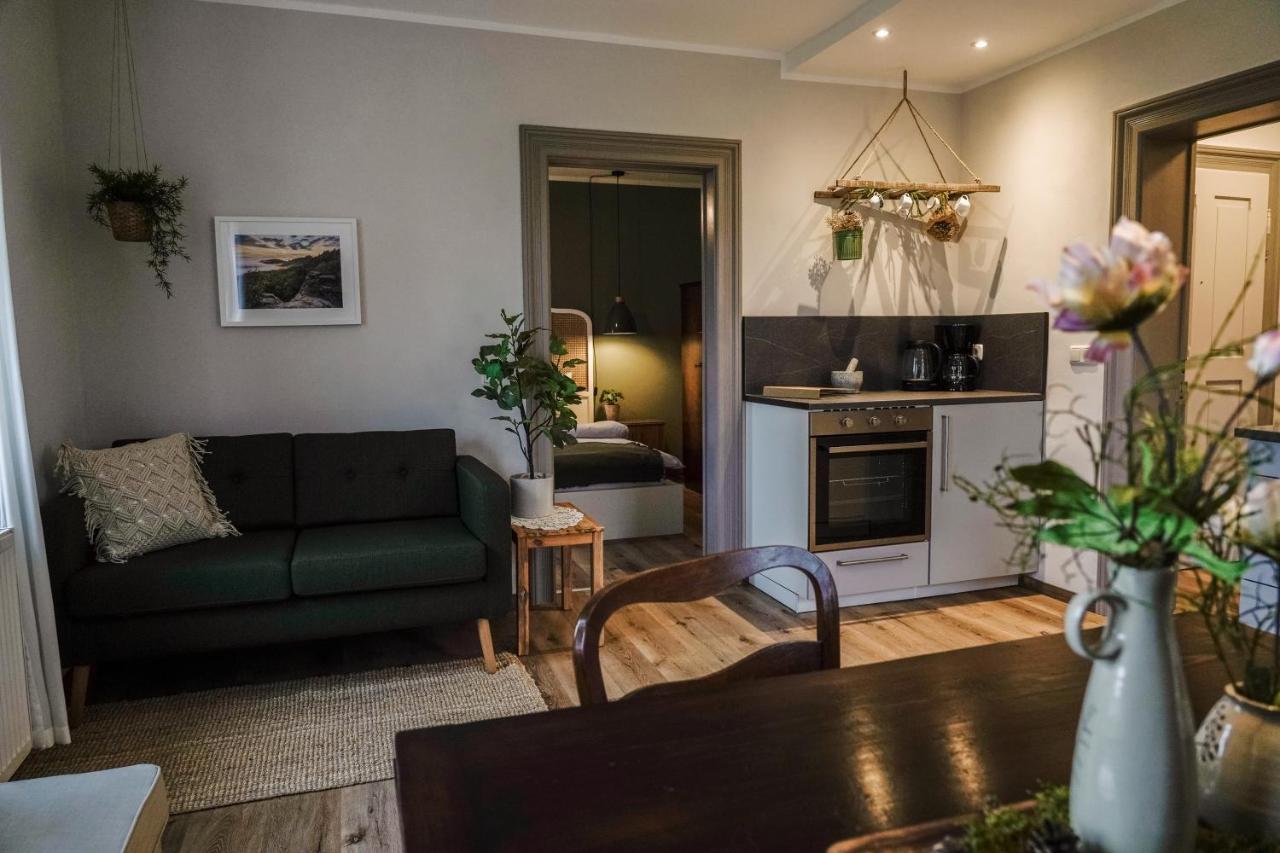 Urlaubsfreude Biedermann Haus Gluecksstein Ferienwohnung Smaragd Bad Schandau Exterior foto