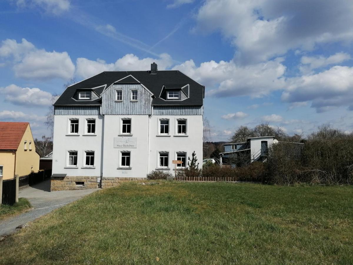 Urlaubsfreude Biedermann Haus Gluecksstein Ferienwohnung Smaragd Bad Schandau Exterior foto